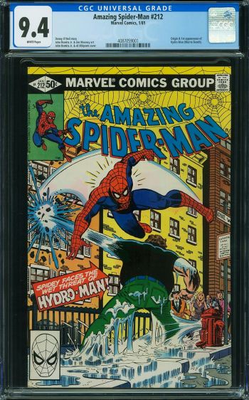 Image of Amazing Spider-Man #212 CGC 9.4
