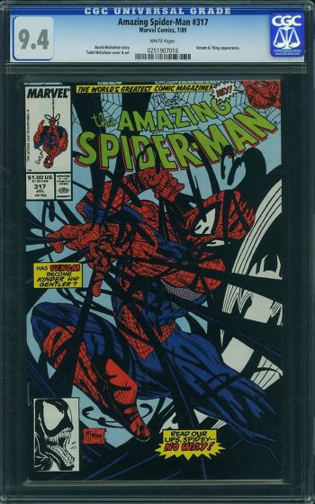 Image of Amazing Spider-Man #317 CGC 9.4