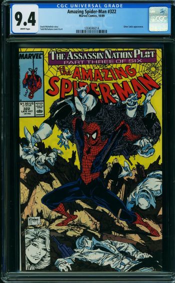 Image of Amazing Spider-Man #322 CGC 9.4