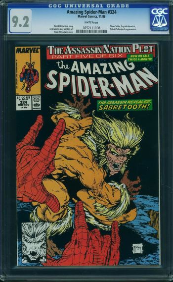 Image of Amazing Spider-Man #324 CGC 9.2