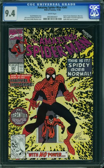 Image of Amazing Spider-Man #341 CGC 9.4