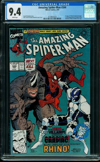 Image of Amazing Spider-Man #344 CGC 9.4