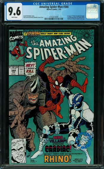 Image of Amazing Spider-Man #344 CGC 9.6