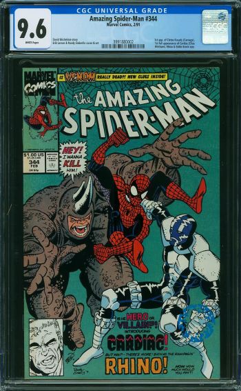 Image of Amazing Spider-Man #344 CGC 9.6