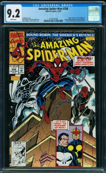 Image of Amazing Spider-Man #356 CGC 9.2