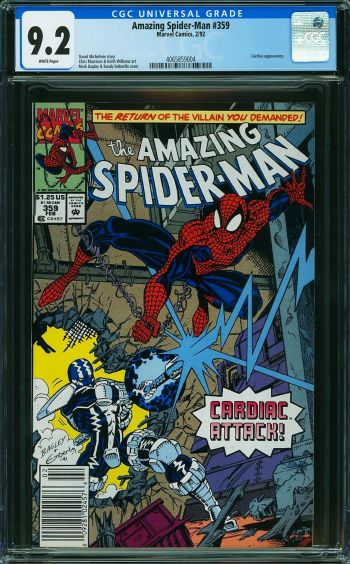 Image of Amazing Spider-Man #359 CGC 9.2