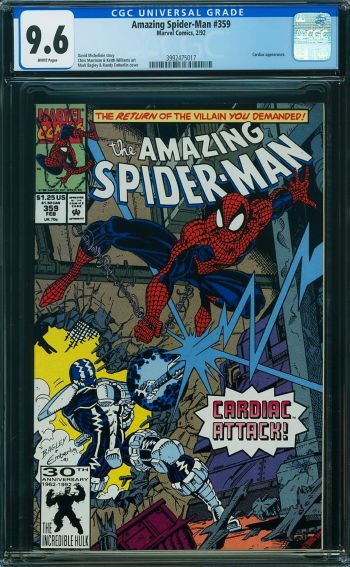 Image of Amazing Spider-Man #359 CGC 9.6
