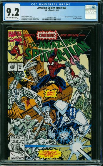 Image of Amazing Spider-Man #360 CGC 9.2