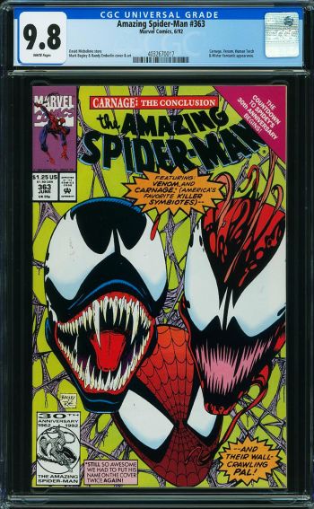 Image of Amazing Spider-Man #363 CGC 9.8