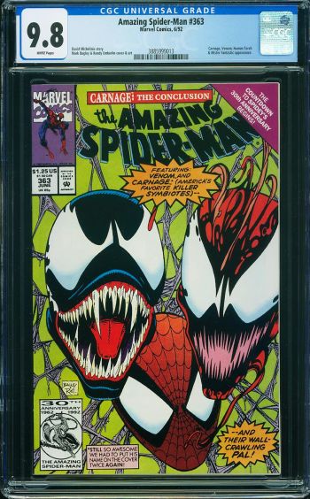 Image of Amazing Spider-Man #363 CGC 9.8