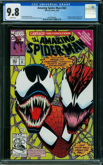 Image of Amazing Spider-Man #363 CGC 9.8