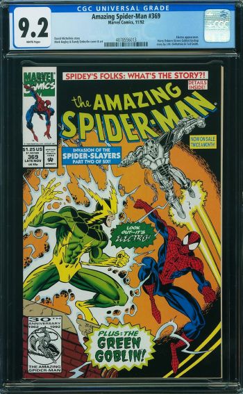 Image of Amazing Spider-Man #369 CGC 9.2