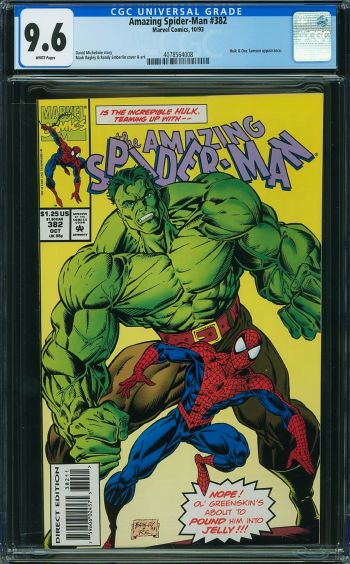 Image of Amazing Spider-Man #382 CGC 9.6