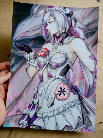 Image of Castorice from Honkai Star Rail sketch by Lictoria 
