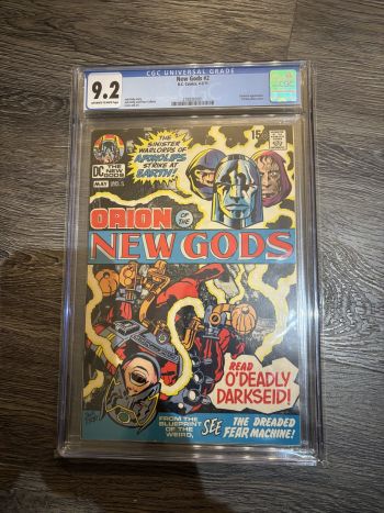 Image of New Gods #2. CGC GRADED  9.2. JACK KIRBY! Darkseid Cover Appearance.