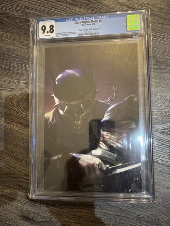 Image of Dark Nights #6. Virgin Cover Francesco Mattina Cover. CGC GRADED 9.8