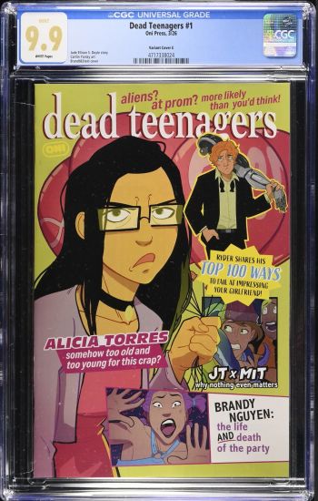 Image of Dead Teenagers #1 Variant Cover E CGC 9.9