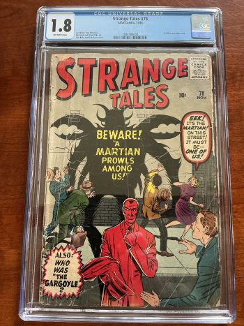 Image of Strange Tales #78 CGC 1.8