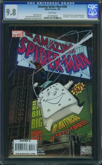 Image of Amazing Spider-Man #594 CGC 9.8