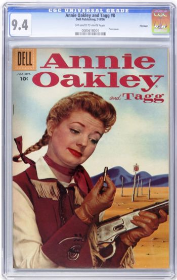 Image of Annie Oakley and Tagg #8 CGC 9.4