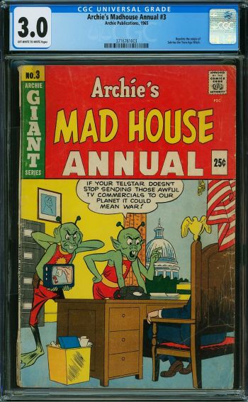 Image of Archie's Mad House Annual #3 CGC 3.0