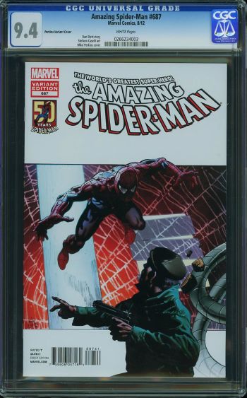 Image of Amazing Spider-Man #687 CGC 9.4 Perkins Variant