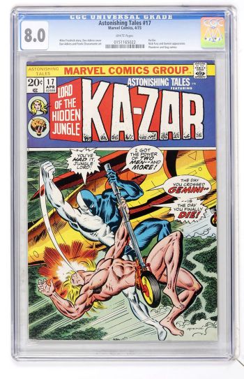 Image of Astonishing Tales #17 CGC 8.0