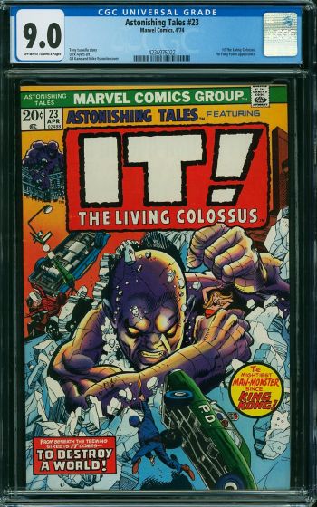 Image of Astonishing Tales #23 CGC 9.0