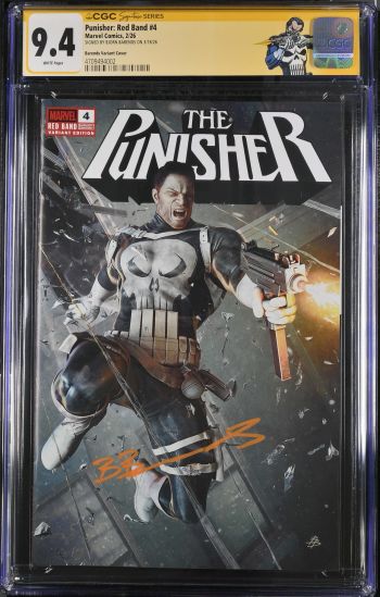 Image of Punisher: Red Band #4 CGC 9.4 Signed by Bjorn Barends