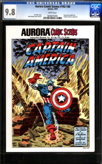 Image of Aurora Comic Scenes #192-140 CGC 9.8 Captain America