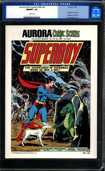Image of Aurora Comic Scenes #186-140 Superboy CGC 9.8