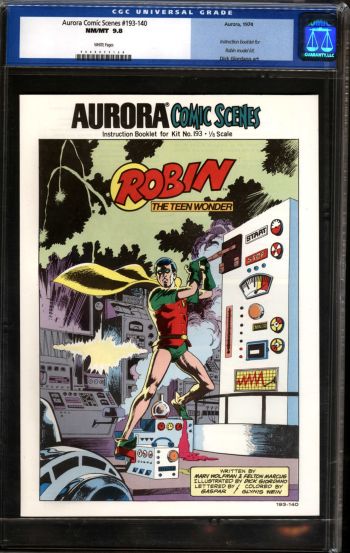 Image of Aurora Comic Scenes #193-140 Robin CGC 9.8