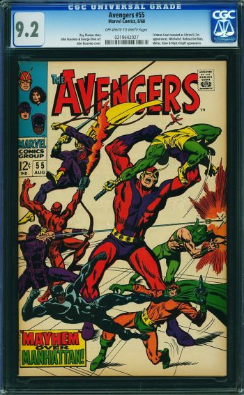 Image of Avengers #55 CGC 9.2