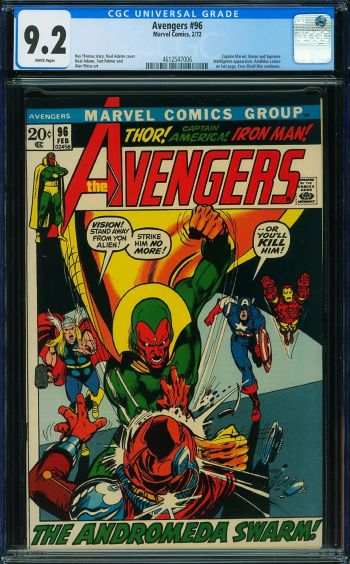 Image of Avengers #96 CGC 9.2
