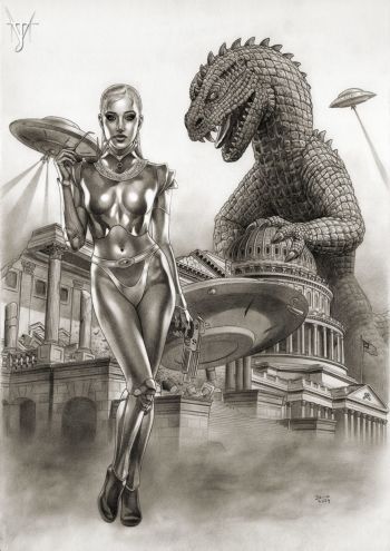 Image of An American Dystopia - Ray Harryhausen tribute