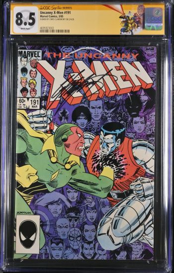 Image of Uncanny X-Men #191 CGC 8.5 Signed by Chris Claremont