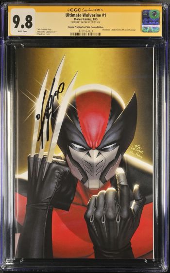 Image of Ultimate Wolverine #1 CGC 9.8 Signed by Inhyuk Lee