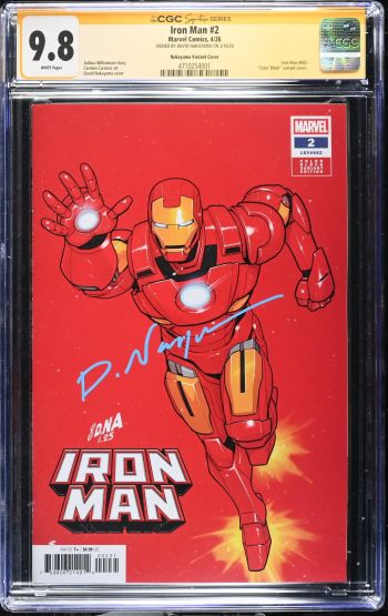 Image of Iron Man #2 CGC 9.8 Signed by David Nakayama
