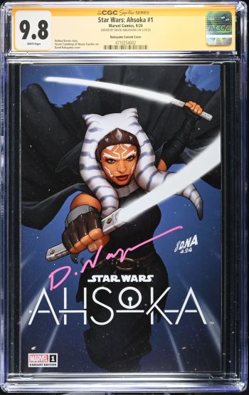 Image of Star Wars: Ahsoka #1 CGC 9.8 Signed by David Nakayama