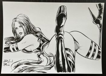 Image of Psylocke by Rafael Paiva