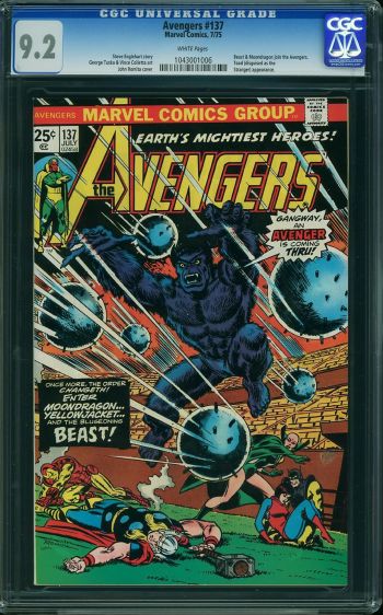 Image of Avengers #137 CGC 9.2