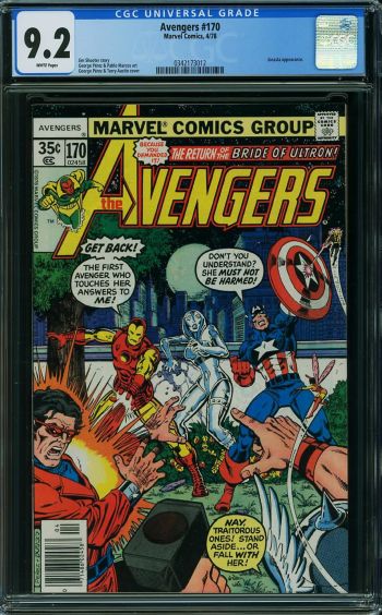Image of Avengers #170 CGC 9.2
