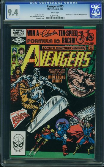 Image of Avengers #215 CGC 9.4