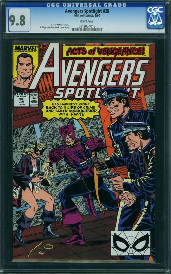 Image of Avengers Spotlight #28 CGC 9.8
