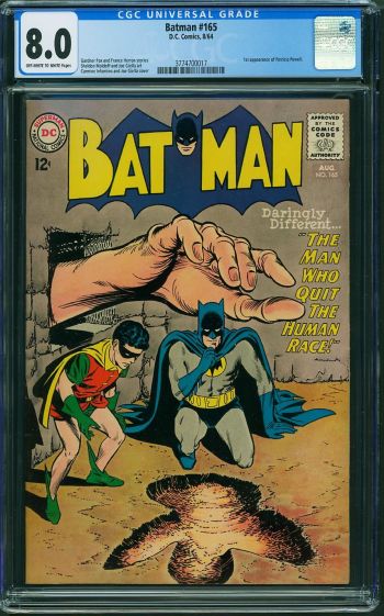 Image of Batman #165 CGC 8.0