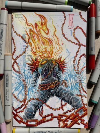 Image of Cosmic Ghost Rider by JAK 