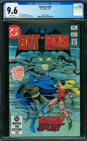 Image of Batman #349 CGC 9.6