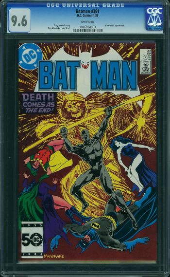Image of Batman #391 CGC 9.6