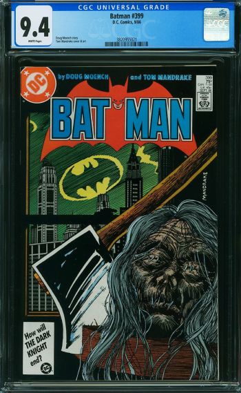 Image of Batman #396 CGC 9.4