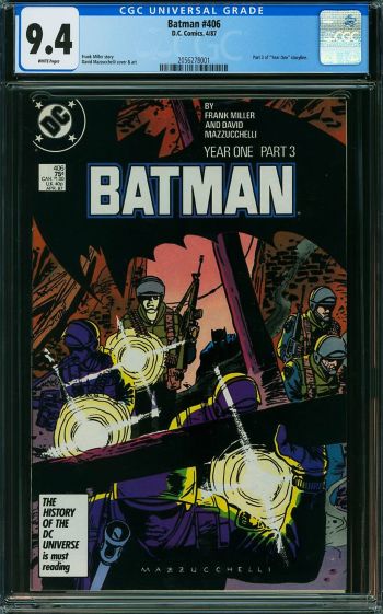 Image of Batman #406 CGC 9.4